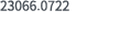 23066.0722