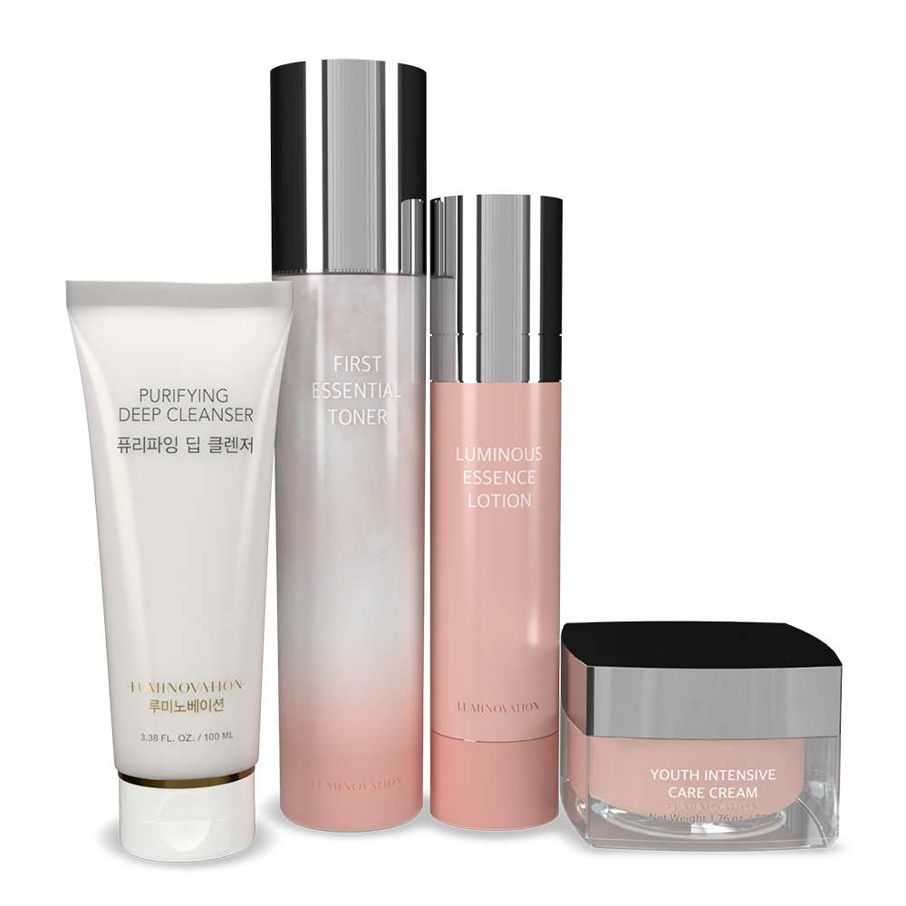 Luminovation™ K-Beauty System: Transform Your Skin in Four Easy Steps